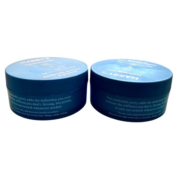 Harrys Texturizing Putty 2.5 Oz Flexible Hold Matte Finish Hair Styling Cream 2p - Picture 3 of 4